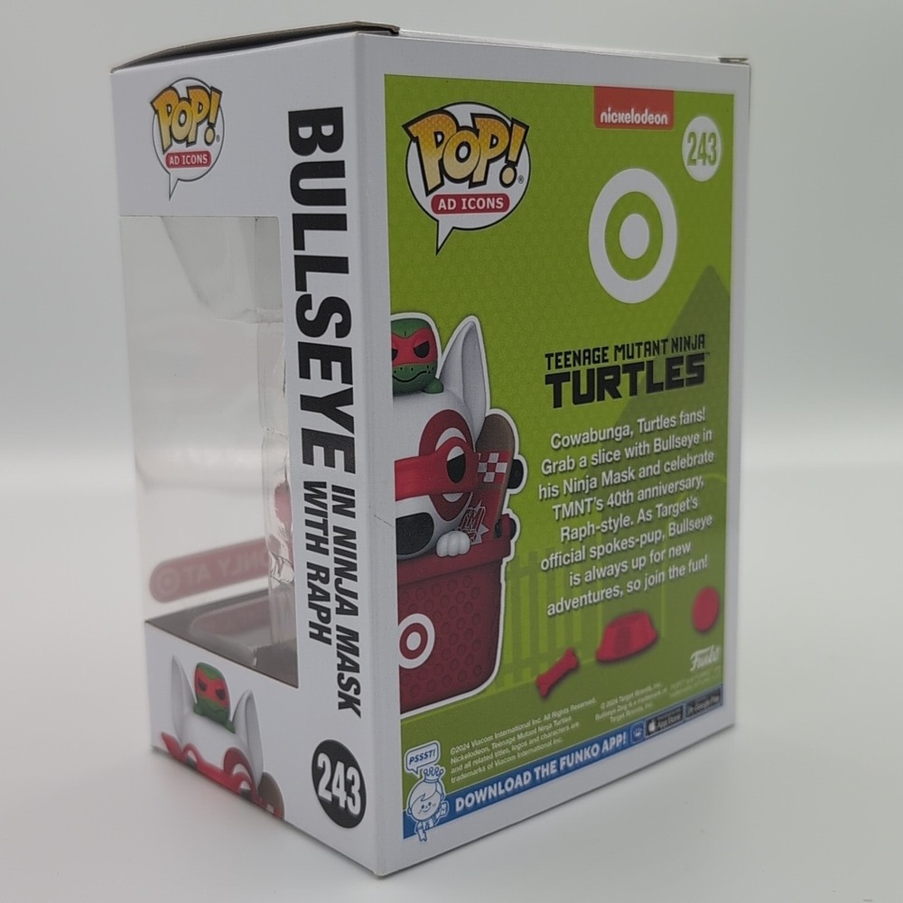 Funko Pop TMNT Bullseye In Ninja Mask with Raph #243 TARGET EXCLUSIVE READ - Picture 4 of 7